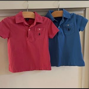 2 Ralph Laure Polo Collared T-shirt’s- Size 2T